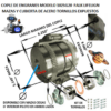 1025G20 COPLE DE ENGRANES FALK LIFELIGN TORNILLOS EXPUESTOS EXTERIOR 8.380”  LARGO 6.250”