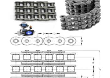 R80-3 CAJA DE CADENA TRIPLE LINK-BELT PASO 80 (P=1″) REMACHADA LARGO 3.05MT. ( 10FT )