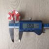 GR-07ALR COPLE DE ALUMINIO MAZAS RECTAS ECONOMICO EXTERIOR 35mm LARGO 63mm - Imagen 4