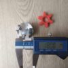 GR-07ALR COPLE DE ALUMINIO MAZAS RECTAS ECONOMICO EXTERIOR 35mm LARGO 63mm - Imagen 5