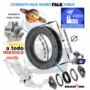 50WA ELEMENTO FALK TORUS 0328969 PARA COPLE 1050WA21 EXTERIOR A=7.560”