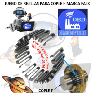 10F JUEGO DE REJILLAS FALK PARA COPLE 10F