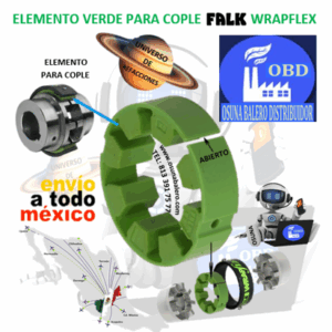 10R ELEMENTO FALK 0789007 PARA COPLE WRAPFLEX ELASTOMERICO VERDE