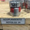 GS-14 COPLE ROTEX KTR DE ALUMINIO MAZAS ( 1A ) RECTAS CLAMP PILOTO EXTERIOR 30mm LARGO 35mm - Imagen 2