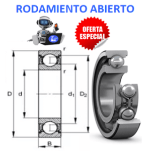 6317 RODAMIENTO SKF BALERO SIN TAPAS d=85mm D=180mm B=41mm