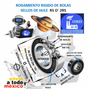 608-2RS RODAMIENTO ECONOMIC d=8mm D=22mm A=7mm