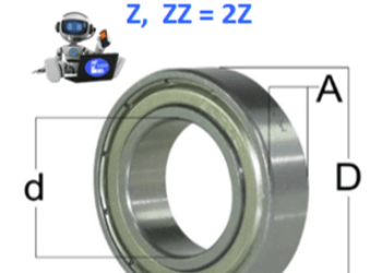 694-ZZ RODAMIENTO ECONOMIC d=4mm D=11mm A=4mm